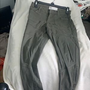 Army green jeans